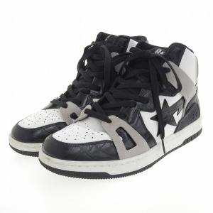 アベイシングエイプ OZX SH ベイプスタ ブラック 型押し ハイカットスニーカー 最新の買取相場ご紹介