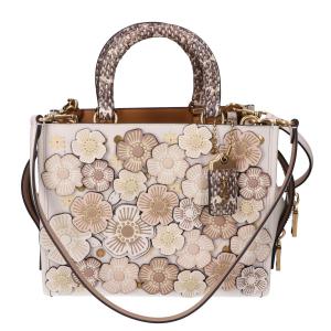 コーチ C8511 復刻 ティアローズ ベージュ2WAY ショルダーバッグ 最新の買取相場ご紹介