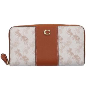 コーチ ホース&キャリッジプリン アコーディオン ジップ ウォレット 最新の買取相場ご紹介