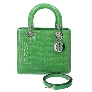 ディオール グリーン クロコダイル レディディオール SV金具 最新の買取相場ご紹介