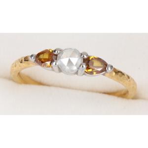 マルコムベッツ K22×Pt950 ローズカットダイヤモンド コニャックダイアモンド  リング 最新の買取相場ご紹介