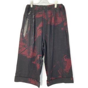 ワイズ 23AW 赤×ブラック YJ-P19-128 総柄ワイドパンツ 最新の買取相場ご紹介