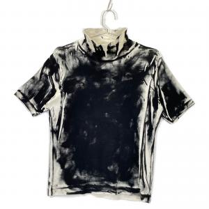 ワイズ 23SS YI-T23-677 CIRCULAR RIB GARMENT CRUSH PRINT HIGH NECK HALF SLEEVE T 最新の買取相場ご紹介