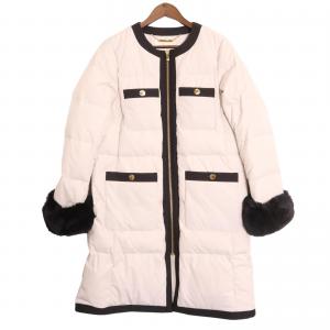 グレースクラス 22年 ホワイト ノーカラートリミングダウンコート 最新の買取相場ご紹介