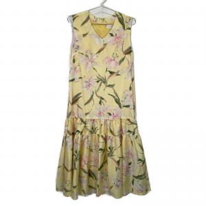 グレースクラス 21年製 イエロー カサブランカプリントドレスワンピース 最新の買取相場ご紹介