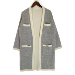 グレースクラス　グレー カシミヤ ラインニットコート 最新の買取相場ご紹介