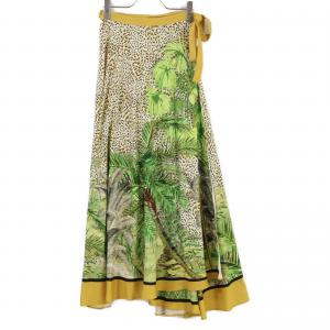 グレースクラス 21年製 グリーン エキゾチックプリントスカート 最新の買取相場ご紹介