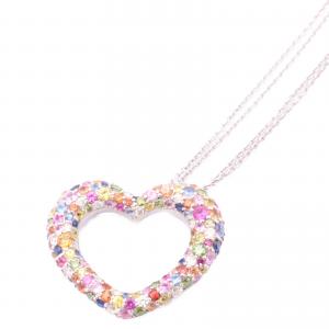 ポンテヴェキオ K18 S2.63 D0.38 0.31 エモツィオーネハート マルチカラーネックレス  最新の買取相場ご紹介