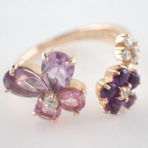 ポンテヴェキオ K18 D0.14ct フラワーモチーフ リング 最新の買取相場ご紹介