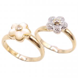 ポンテヴェキオ K18 フラワーモチーフ 重ね付けリング 最新の買取相場ご紹介