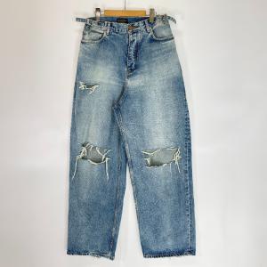 バレンシアガ 697833 デストロイ スーパーラージ バギーデニムパンツ 最新の買取相場ご紹介