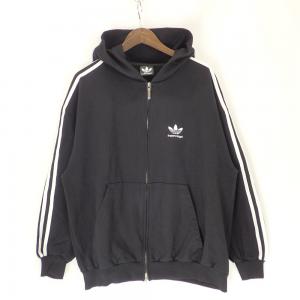 バレンシアガ×アディダス 723754 ブラック ジップアップフーディ 最新の買取相場ご紹介