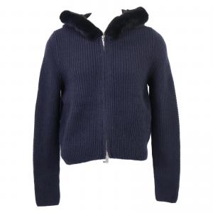 フォクシー 44107 ネイビー カシミヤ×ミンク ジップアップクロップドニットフーディ 最新の買取相場ご紹介