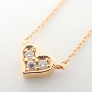 ポンテヴェキオ K18PG R0.04 D0.03 ハート リバーシブルネックレス 最新の買取相場ご紹介