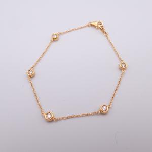 ポンテヴェキオ K18YG ダイヤ 0.22ct 5連 ブレスレット 最新の買取相場ご紹介