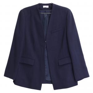 イエナ 25SS ネイビー キュプラ混 ノーカラーツイードジャケット 最新の買取相場ご紹介