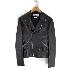 ロエベ ブラック ラムレザー ダブルライダースジャケット 最新の買取相場ご紹介