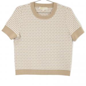 マイケルコース ベージュ 総柄半袖ニットトップス 最新の買取相場ご紹介