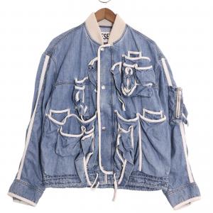 ディーゼル インディゴ D-SCHUT-FS 再構築 デニムボンバージャケット 最新の買取相場ご紹介