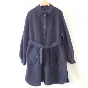 ウィークエンドマックスマーラ ネイビー 501601296 FARISEO ウール ベルテッドコート 最新の買取相場ご紹介