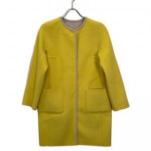 ウィークエンドマックスマーラ イエロー 508608896 ウール リバーシブル ノーカラーコート 最新の買取相場ご紹介