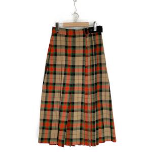 ウィークエンドマックスマーラ 510604136 ベージュ チェック柄 ベルト付き プリーツスカート 最新の買取相場ご紹介
