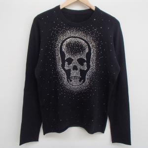 ルシアンペラフィネ ブラック スカル ラインストーン カシミヤニットセーター 正規 ※ケバ 最新の買取相場ご紹介
