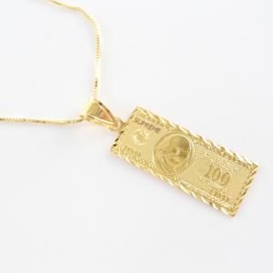 シュプリーム 17AW 14K 100 Dollar Bill Gold Pendant 最新の買取相場ご紹介
