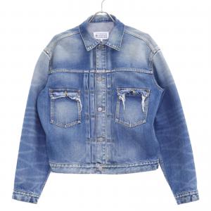 メゾンマルジェラ S50AM0537 インディゴ  Destroy Denim Jacket 最新の買取相場ご紹介