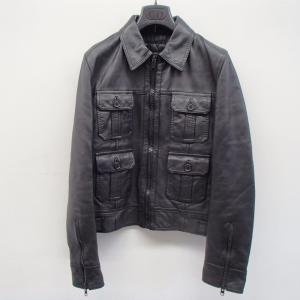 ディオールオム 07AW 7H3540680003 4ポケット レザージャケット 最新の買取相場ご紹介