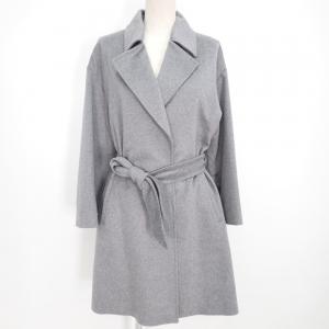 マックスマーラスタジオ グレー カシミヤ100% ベルト付きガウンコート 最新の買取相場ご紹介