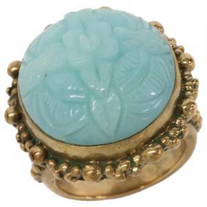 スティーブンデュエック ブルー フラワーカービング リング 最新の買取相場ご紹介