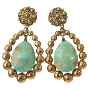 スティーブンデュエック ターコイズ ドロップピアス 両耳 最新の買取相場ご紹介