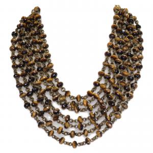 スティーブンデュエック タイガーアイ 7連ネックレス 最新の買取相場ご紹介