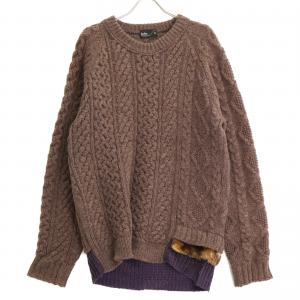 カラー 17WCM-N01301 ブラウン系 フェイクファー ニット 最新の買取相場ご紹介