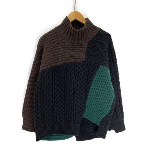 カラー グリーン×ブラック CRAZY PATTERN KNIT 最新の買取相場ご紹介