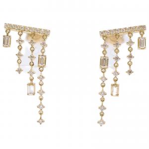 アーカー Au750 D0.24 シャンデリアスウェイ シングルピアス 左右2点セット 最新の買取相場ご紹介