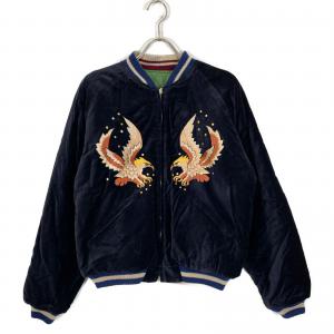 東洋エンタープライズ 限定 M18686 ネイビー×グリーン 虎･龍 別珍 スーベニアジャケット 最新の買取相場ご紹介