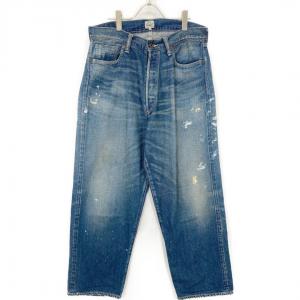 東洋エンタープライズ GL42407H 11.5oz. DENIM 5POCKET WIDE PANTS WW II MODEL VINTAGE WASHED 最新の買取相場ご紹介