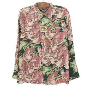 サンサーフ マウナケアギャラリーズ別注 M22111 KALAKAUA 東洋 百虎  アロハシャツ 最新の買取相場ご紹介