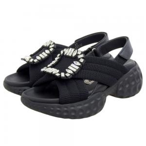 ロジェヴィヴィエ ヴィヴラン ライトストラスバックルファブリックサンダル 最新の買取相場ご紹介