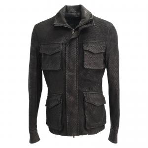 エンポリオアルマーニ ダイヤカットレザー M-65 レザーフィールドジャケット 最新の買取相場ご紹介