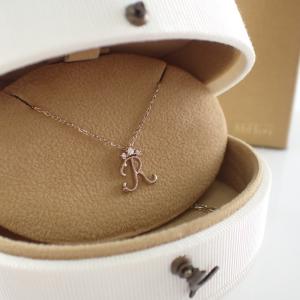 AbHeri K18WG 0.02ct Diamond Initial Necklace 1.7g 最新の買取相場ご紹介