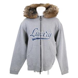 バレンシアガ 850330 グレー Luxury Script オーバーサイズ ジップアップフーディ 最新の買取相場ご紹介