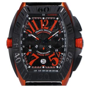 フランクミュラー ブラック×オレンジ 8900CCGP コンキスタドール グランプリ クロノグラフ 革/チタン 最新の買取相場ご紹介