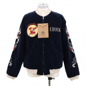 バズリクソン×KOSHO & CO. BR15536  SOUVENIR JACKET 334th FTR.BOMB.SQ.CHITOSE JAPAN リバーシブル別珍スカジャン 最新の買取相場ご紹介