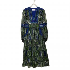 マメクロゴウチ グリーン MM20PF-DR701 Stained Glass Printed Dress 最新の買取相場ご紹介