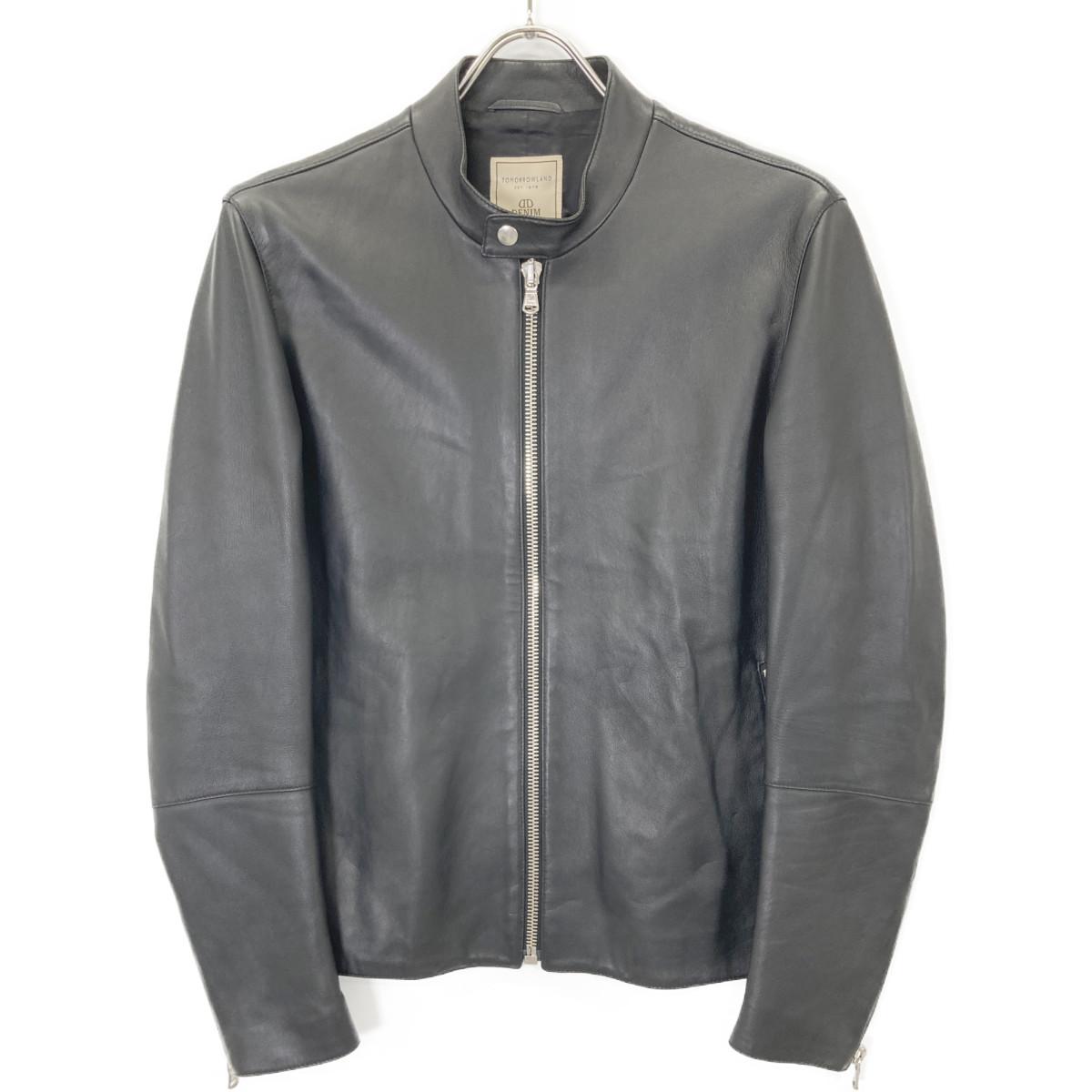 トゥモローランド ×DENIM ブラック ラムレザー ドルフィン シングルライダースジャケット 最新の買取相場ご紹介