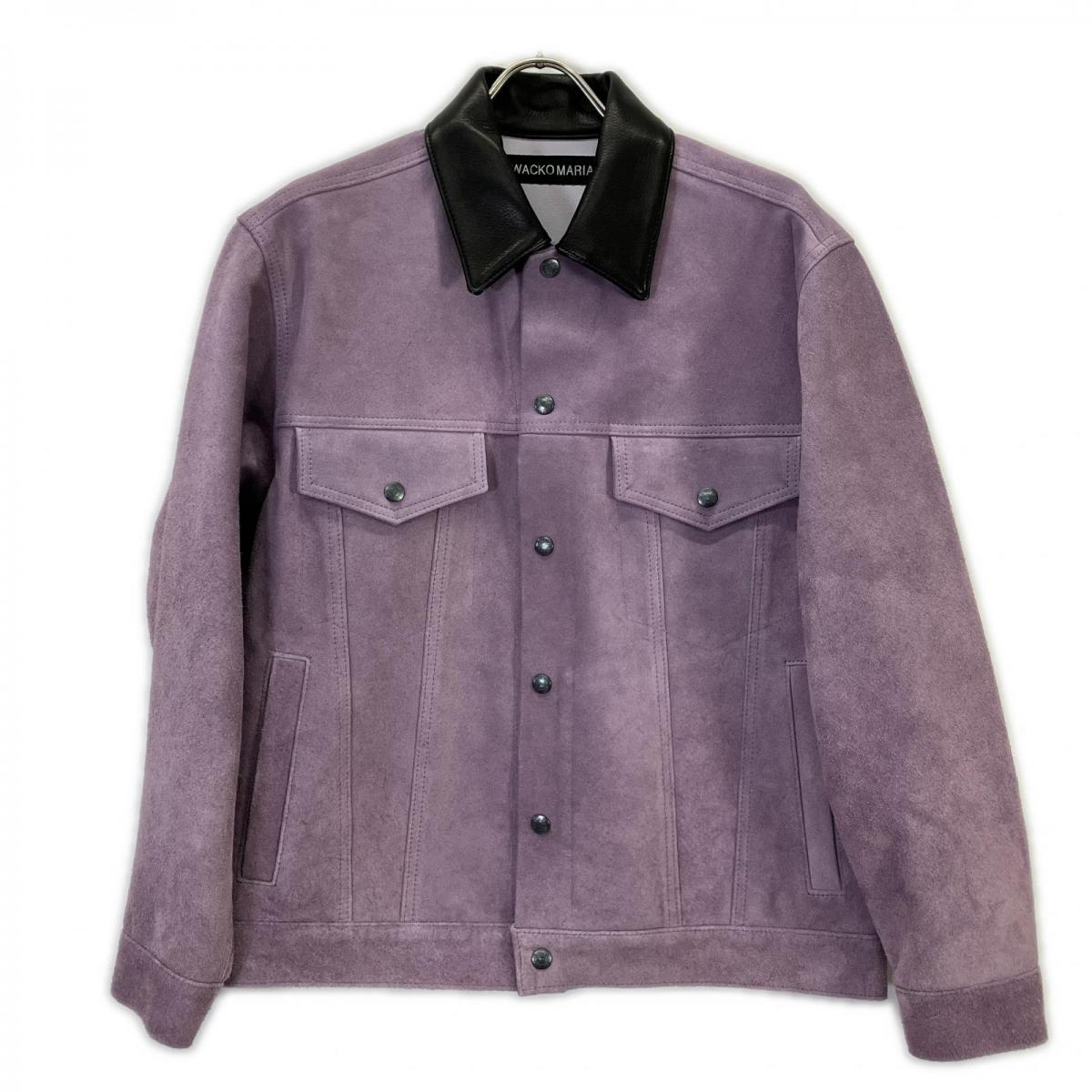 ワコマリア パープル COW HIDE SUEDE LEATHER TRUCKER JACKET 最新の買取相場ご紹介