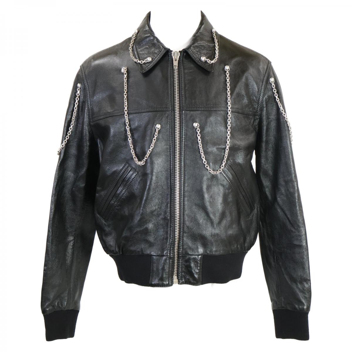 セリーヌ エディ期 2E973280D Oversized chains blouson jacket in soft lambskin 最新の買取相場ご紹介